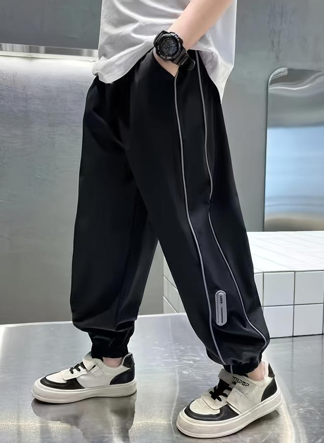 Take Two Boys Black Relaxed Fit Cuffed Joggers - Image 5